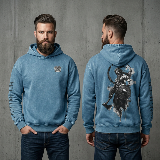 Ghost of Valhalla – Premium Viking Hoodie